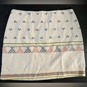 Madewell Embroidered Mini Skirt